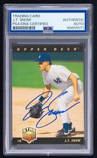 J.T. Snow Signed 1993 Upper Deck Rookie Card #23 (PSA) New York Yankees Auto