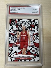 Caitlin Clark Graded Gem Mint 2025 Donruss My House #4
