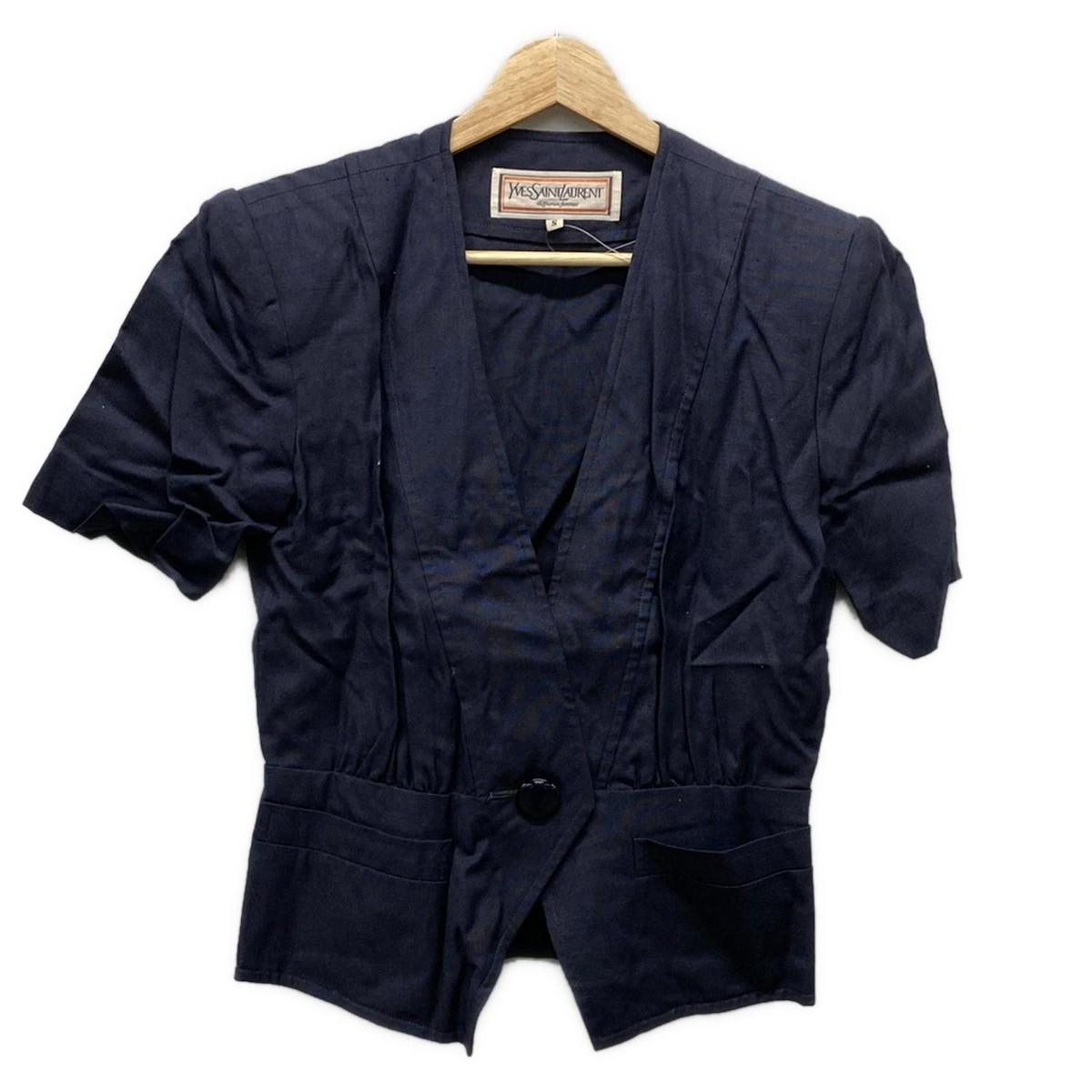 Autentica Yves Saint Laurent Giacca da donna blu scuro