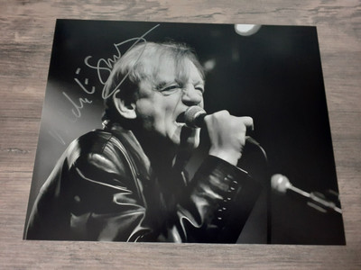 MARK E SMITH THE FALL SIGNED 10 X 8 HANDSIGNIERTES FOTO LEGENDE..ECHT