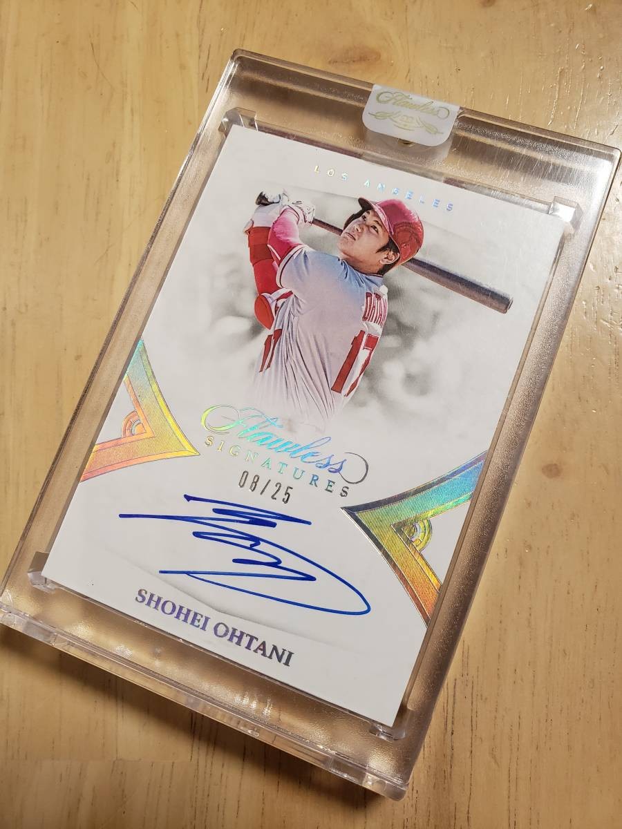 2019-20 Panini Flawless Shohei Ohtani On-Card Auto /25 SSP MLB 