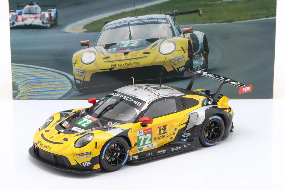 Porsche 911 RSR #72 24h LeMans 2021 HubAuto Racing 1:18 Ixo - Bild 1 von 1