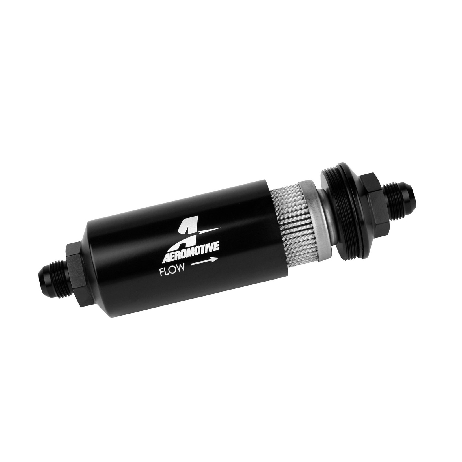 Aeromotive In Line Fuel Filter - 40 Micron Filter Element / -8 AN End Fitting