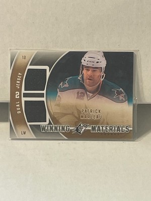 11-12 Upper Deck SPX Winning Materials Patrick Marleau Dual Jersey