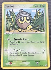 Seedot 71/101 Pokemon TCG EX Hidden Legends Common Moderate Play MP