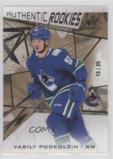 2021-22 SP Game Used Authentic Rookies Gold Fragment 13/25 Vasily Podkolzin 0ze5