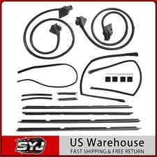 17 Pc Door Tailgate Weatherstripping Seals Kit For El Camino Gmc 78 -87 17 Pc Door Tailgate Weatherstripping Seals Kit For El Camino Gmc 78 -87