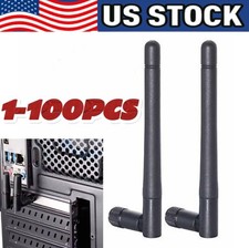 100X RP-SMA Antenna for WiFi 2.4GHz/5Ghz Wireless Router Card Male Pin wholesale