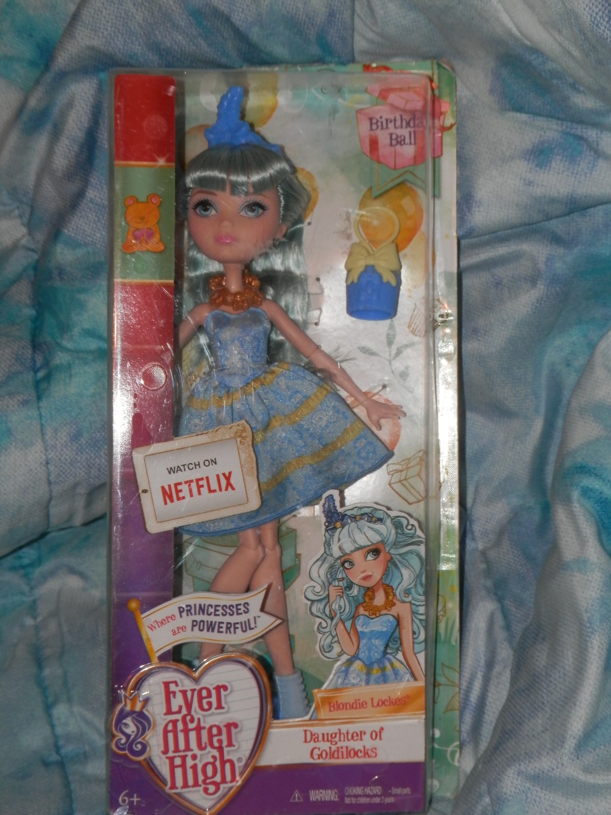 Ever After High Blondie Lockes Birthday Ball Doll New in Box READ