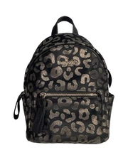 Kate Spade Chelsea The Little Better Mini Backpack Black & Metallic Leopard Prin