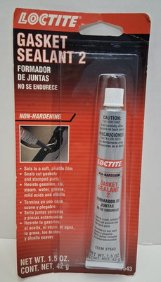 Loctite 1.5 Oz Tube Gasket Sealant 2 New Sealed In Package