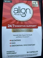 Align Daily Probiotic Supplement Capsules 84 Count Digestive System Support