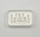 Vintage Art Bar 1973 Watergate Gang 1oz. 999 Fine Silver Art Bar Nixon