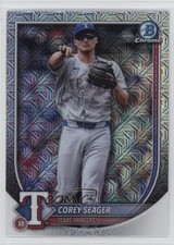 2025 Bowman Mega Box Chrome Mojo Refractor Corey Seager #38 1oa8