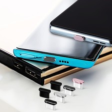 Compact USB C Cover Plugs Small Type C Silicone Dust Caps Protect Phone Ports