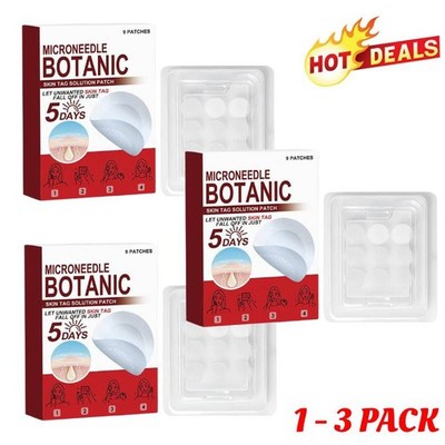 MICRONEEDLE BOTANIC Skin Tag & Acne Patch Skin Tag- Remover Patches 9PCS/PACK