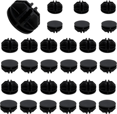 64 Pcs Black Plastic Connector Wire Grid Cube Connector For Modular Closet Stora
