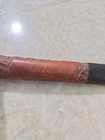 Vintage Imported Briar Carved Tobacco Pipe Rustic Relief Estate Smoking Pipe — photo 2