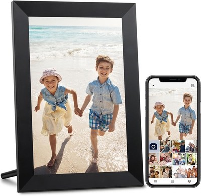 AEEZO 10.1'' WiFi Digital Smart Picture Frame IPS Touchscreen 16GB Black