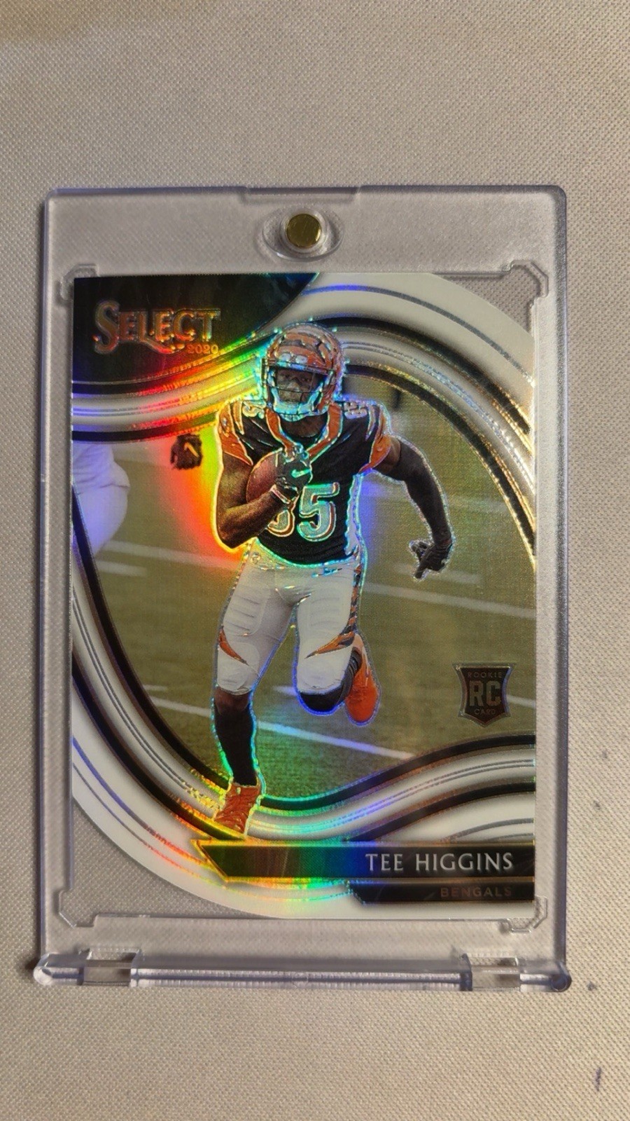 2020 Panini Select - Field Level Tee Higgins #360 White Prizm Die-Cut (RC)