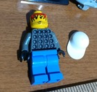 LEGO Sports Soccer Goalie Cap Green & White Team #1 Minifigure 3409 3413 — photo 8