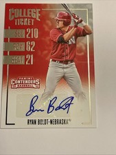 2016 Panini Elite Extra Edition Contenders College Ticket Ryan Boldt 21 Nebraska