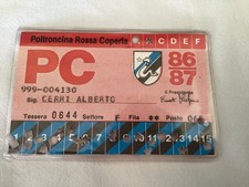 INTER FOOTBALL STADIUM S. SIRO CHAMPIONSHIP 1986/87 ARMCHAIR SUBSCRIPTION CARD