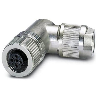 1Pc PHOENIX CONTACT - IC 1424665 Circular connector;5-position;shielded;ang