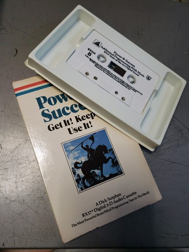 Power & Success Get It! Keep It! Use It! -Dick Sutphen Audio Cassette Holophonic - Picture 3 of 3