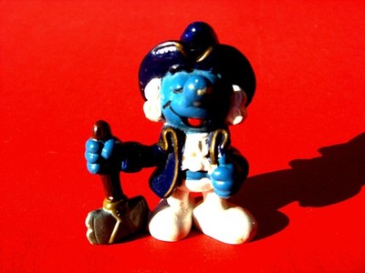 SCHLEICH 1984 SMURF GEORGE WASHINGTON MADE IN MACAU