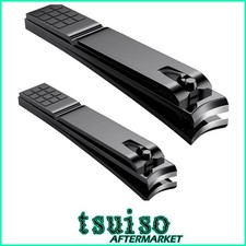 Ultra Sharp Stainless Steel Nail Clippers Set for Thick Nails Ergonomic Grip