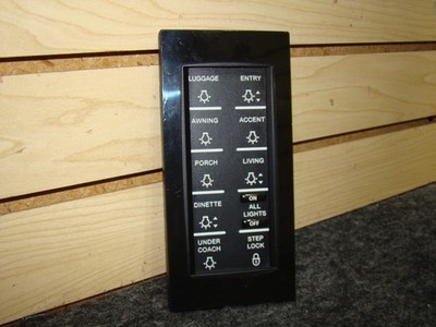 USED RV FIREFLY INTEGRATIONS 10 SWITCH SSP18-10 PANEL