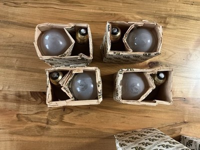 Vintage Philips VL Watt Watcher Light Bulbs NOS Lot 20 54W 130V 3500 Hr