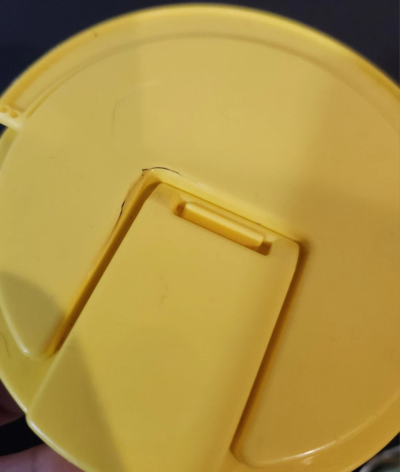 Tarro de vidrio vintage Sun Tea años 70 80 retro verano amarillo y rojo, 1 galón con boquilla Foto 4 de 4