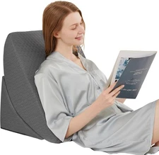 Adjustable Wedge Pillow for after Surgery - Memory Foam Bed Wedge Pillow for Sle