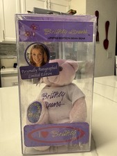 Britney Spears  Autographed Limited Edition Bean Bear 1999 Collectible