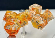 Sirius  Acererak's D&D :  Gold polyhedral dice Set D20