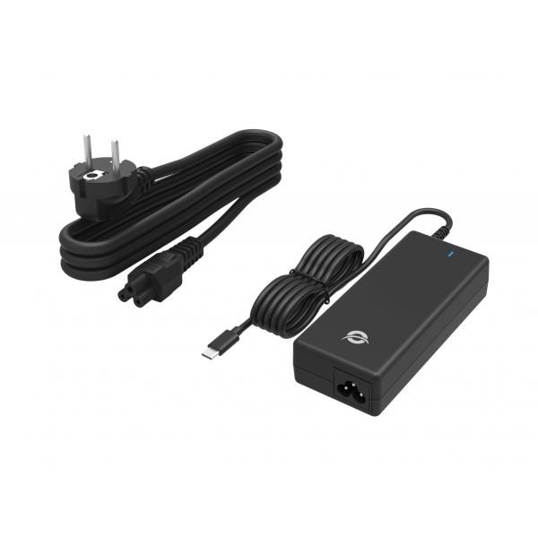 Conceptronic CARICABATTERIE CARICATORE DA RETE USB PD GAN DA 100 W CON CAVO USB-