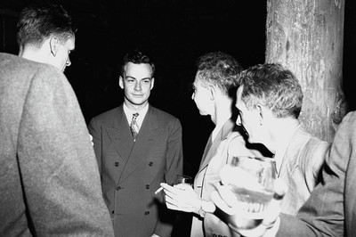 Feynman und Oppenheimer bei Los Alamos Foto 