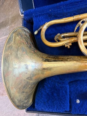 King brand Marching French Horn with mouthpiece. USA | eBay