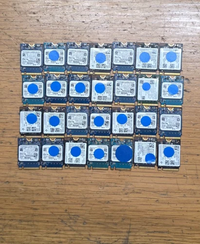 *LOT OF 28* Mixed Brand 128GB 2230 M.2 NVMe SSDs