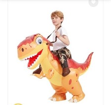COMIN Inflatable Dinosaur Costume for Adults Ride on Dino Costume