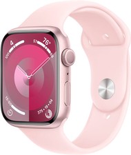 Apple GS Cert Refurb Watch Series 9 GPS 45mm Pink Aluminum Case with Light...