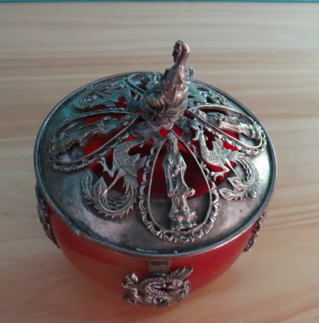 玛瑙主中国古董香炉| eBay