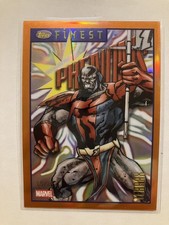 2026 Topps Finest Fantastic Four Terrax Orange Refractor Retro /25