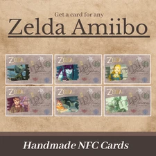 Zelda Card - CHOOSE ANY CHARACTER!  - Custom Made NFC Cards