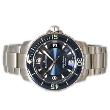 Blancpain Fifty Fathoms 5015-12B40-98B 45mm Titanium Blue Dial Automatic #KN080 6