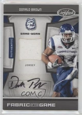 2009 Certified Signatures /10 Donald Brown #9 Rookie Auto RC