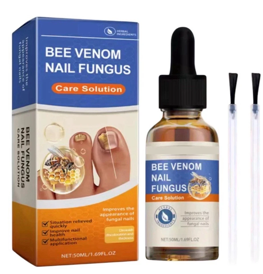 AROMIXE 7-Day Toenail Fungus Treatment – Extra Strength Bee Venom Repair for Nails 50ML