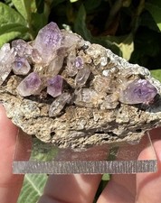 # MINERALI #  DRUSA DI QUARZI AMETISTA COLORE INTENSO CM 6X4 MESSICO